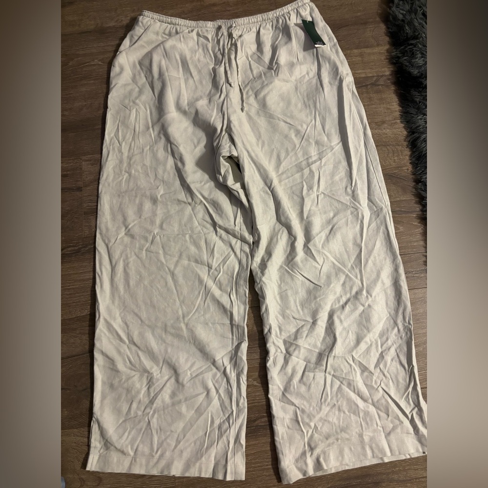 Wild Fable Light Beige Women’s Linen Pants